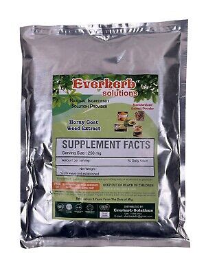 Epimedium Horny Goat Weed Extract 50 Icariin 100 Pure Free