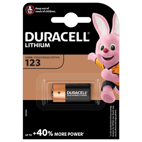 123 Ultra Speciallitiumbatterier Duracell