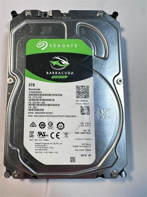 Dysk twardy 8TB ST8000DM004 BarraCuda Seagate Gdańsk Licytacja na