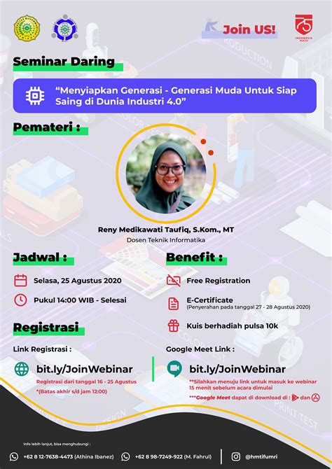 Desain Poster Webinar | Desain poster, Kuis, Desain
