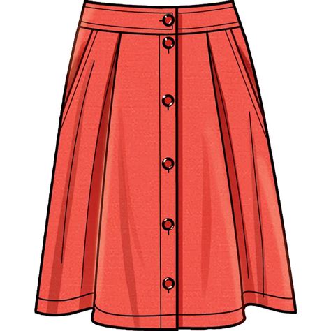 Simplicity Sewing Pattern S9267 Misses Skirt In Three Lengths 9267 Patterns And Plains