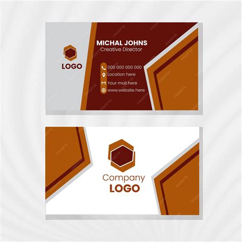 Modelo de conjunto de cartões de visita criativos abstratos vetoriais