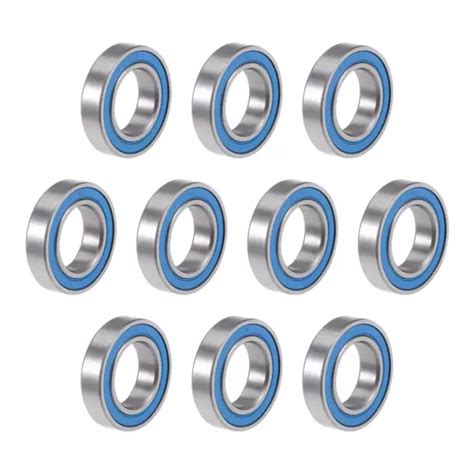 SOURCING MAP 6801 2RS Deep Groove Ball Bearings 12mm X 21mm X 5mm