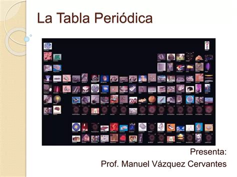 La Tabla Peri Dica Ppt