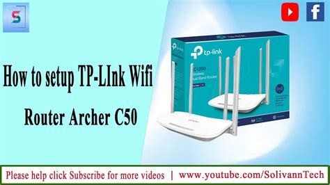 How To Setup Tp Link Wi Fi Router Archer C Static Ip Address Youtube