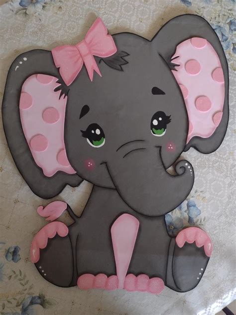 Elefantita De Fomi Elefante En Goma Eva Carpetas Decoradas Para