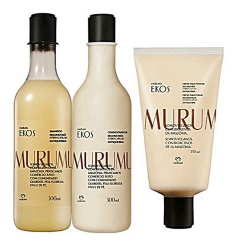 Natura Ekos Murumuru Kit Shampoo Condicionador Finalizador R 119