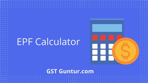 Epf Calculator Pension Calculator How Pf Is Calculated Online Gst