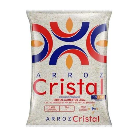 Arroz 1Kg Cristal Sacolão Dona de Casa