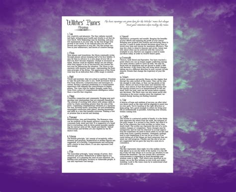 Witches Runes Printable Pages Runes BOS Pages Book Of Etsy