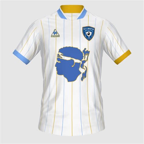 Sporting Club Bastia Retro Fifa Kit Creator Showcase