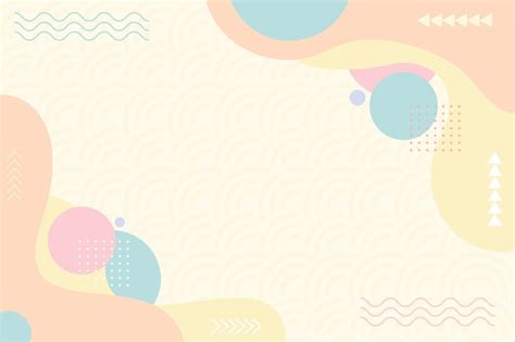 Premium Vector Simple Background With Pastel Colors