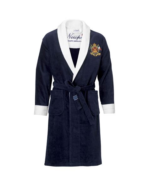 Yacht Club Bathrobe Navy - Newport