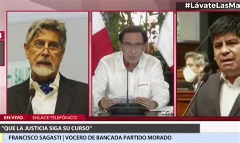 Francisco Sagasti Sobre Moción De Vacancia Que La Justicia Siga Su