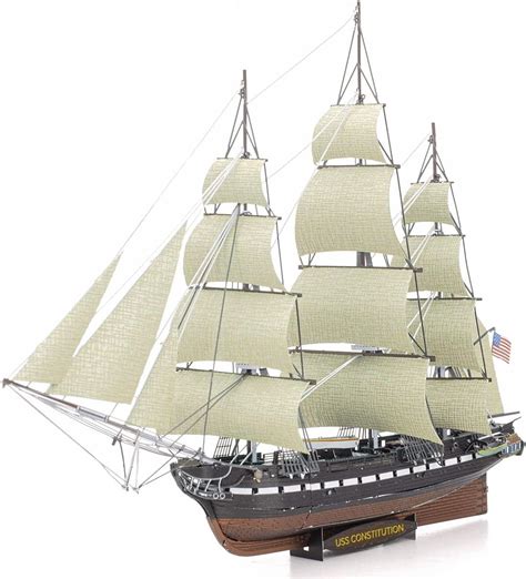 Amazon Metal Earth Premium Series USS Constitution 3D Metal Model