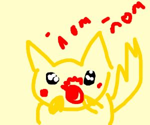 Adorable Pokemon Eating Berries - Drawception