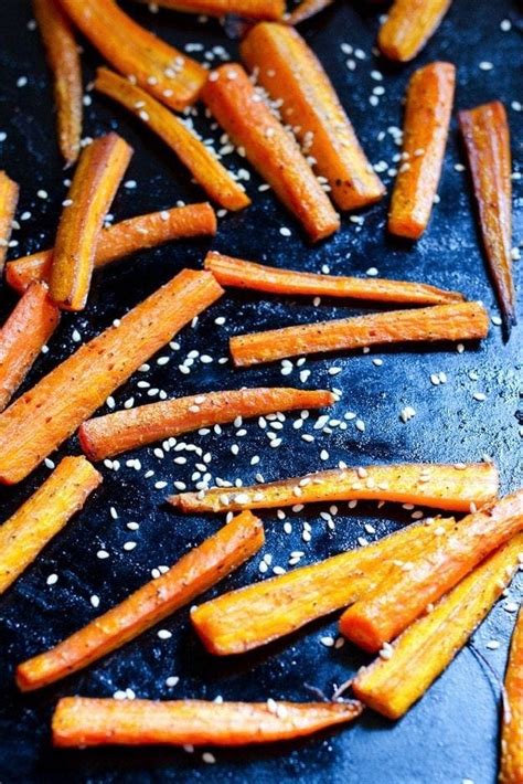 Sesame Roasted Carrots Recipe Cart