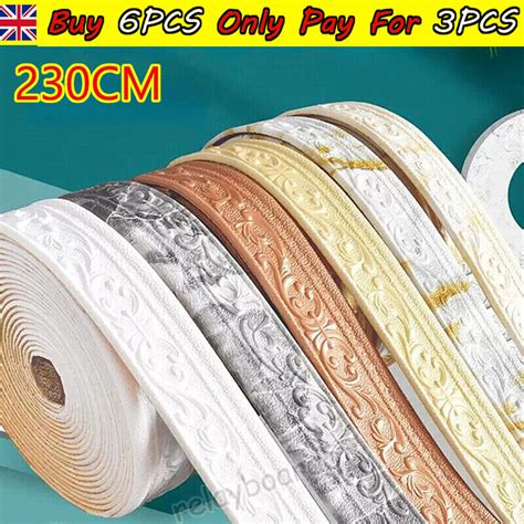 3d Wall Trim Line Skirting Border Self Adhesive Sticker Waterproof