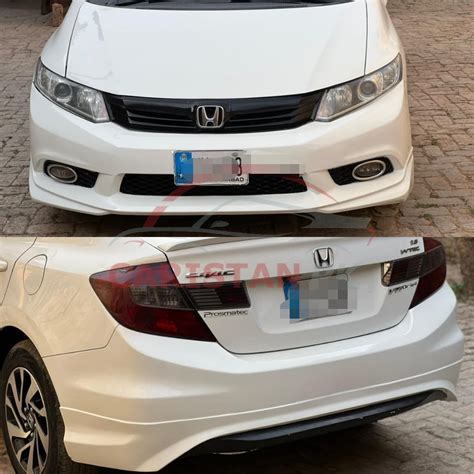 Unpainted Honda Civic Rebirth High Grade Fiber Glass Modulo Body Kit 2Pc