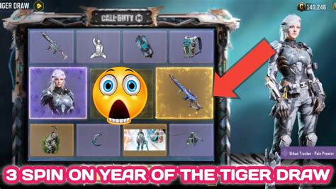 Spin On Year Of The Tiger Draw In Codm New Legendary Arctic Codm