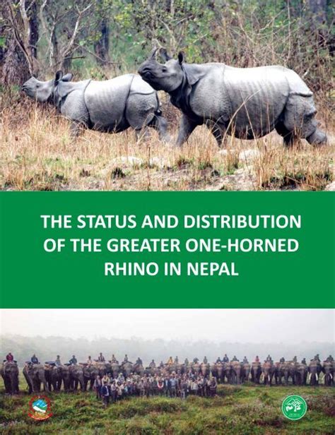 The Status And Distribution Of The Greater One Horned Rhino In Nepal