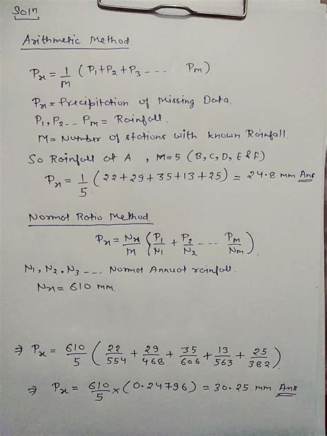 Solved Neighboring Raingauge Stations A B C D E Und F Have