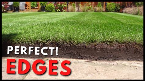 The Perfect Lawn Edges Here S How I Did It Youtube