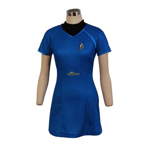 Star Trek Into Darkness Fleet Uhura Blue Dress Uniform Costume Adult