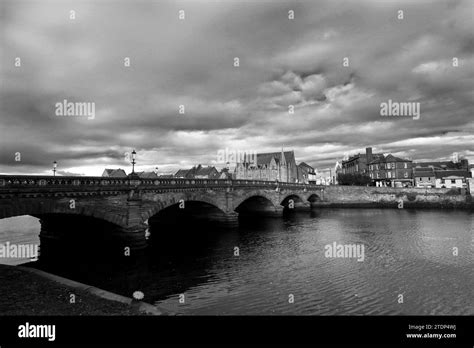 View Of The New Bridge Over The River Ayr Ayr Town South Ayrshire