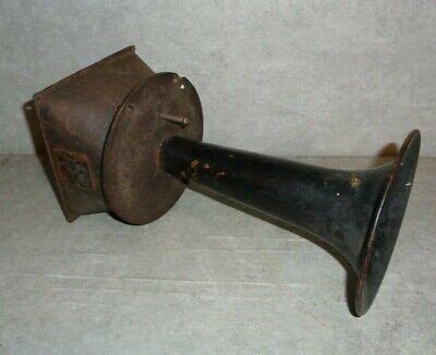 Antique Edwards Co Adaptahorn Siren Horn Alarm Warning Signal No