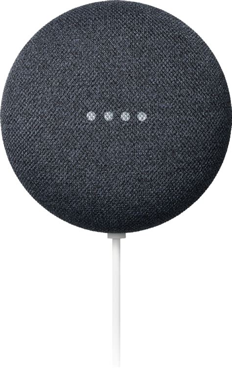 Nest Mini (2nd Generation) with Google Assistant Charcoal GA00781-US ...