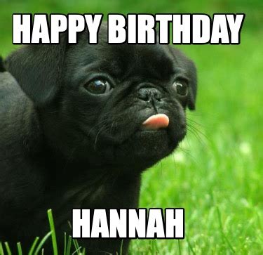 Meme Maker Happy Birthday Hannah Meme Generator