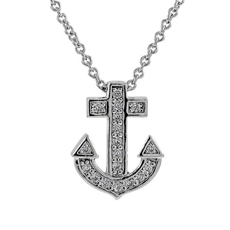 Anchor Necklace Anchor Necklace Jewelry Silver