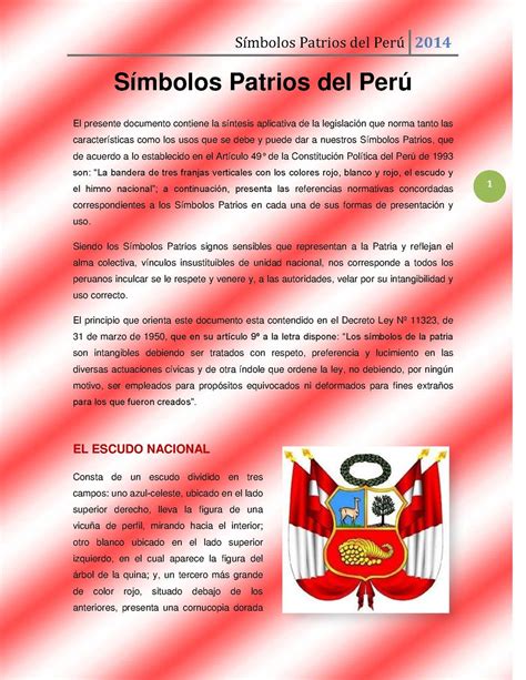 Calaméo Símbolos Patrios Del Perú