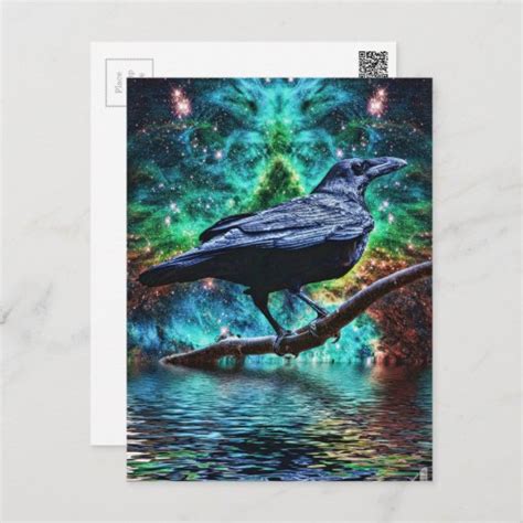 Fantastic Night Raven Postcard Zazzle