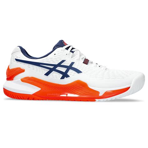 Asics Gel Resolution Erkek Beyaz Turuncu Tenis Ayakkab S A