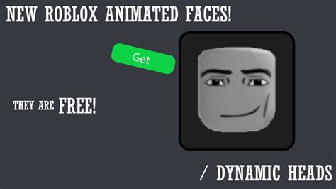 How To Get The New Dynamic Heads Animated Faces In Roblox Youtube