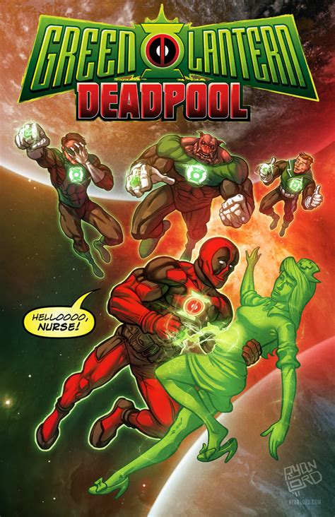 Green Lantern And Deadpool By Ryanlord On Deviantart