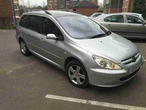 Peugeot 2004 307 SW S HDI SILVER FULL PANORAMIC ROOF NO RESERVE PRICE