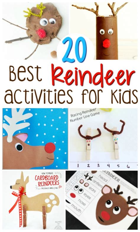 20 Best Reindeer Crafts And Activities For Kids Classy Mommy