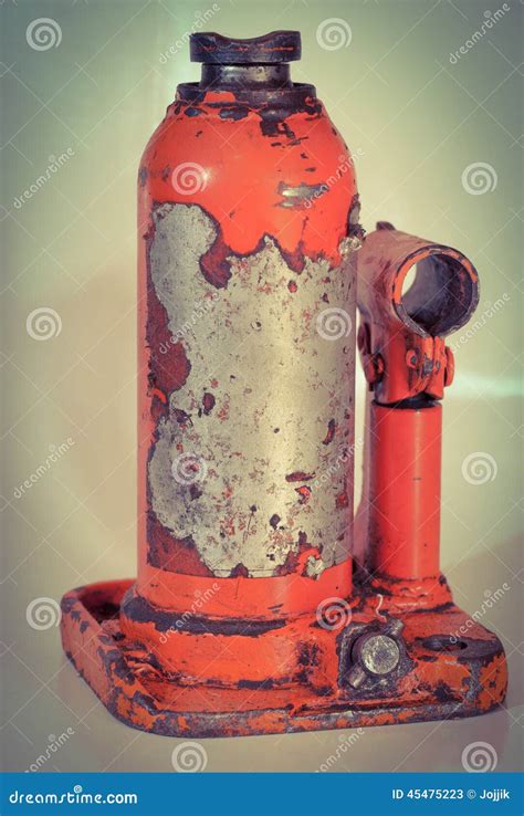 Old Car Jack Stock Image Image Of Auto Repair Wrench 45475223
