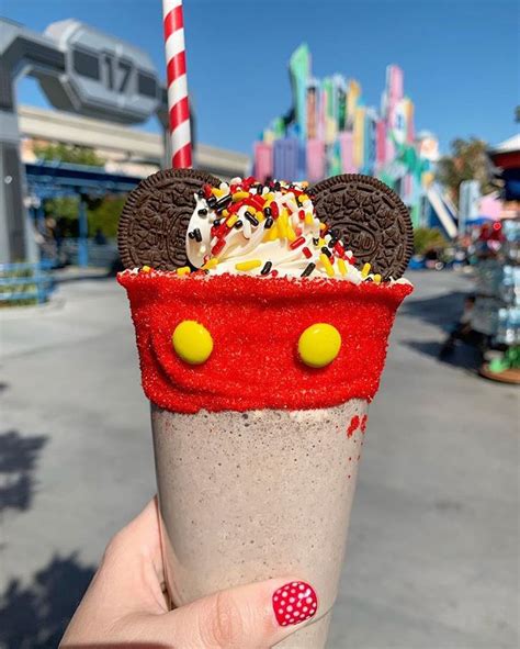 This Mickey Birthday Celebration Milkshake Was So Good