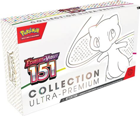 Coffret de cartes à collectionner Pokémon EV3 5 Ultra Premium Mew ex