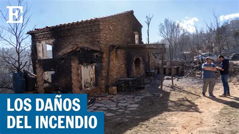 Imágenes Aéreas De Los DaÑos Del Incendio De Castellón Y Teruel El