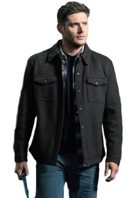 Supernatural series outfits | Dean Winchester Black Cotton coat