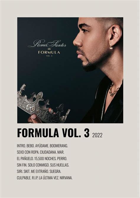 Fórmula Vol 3 By Romeo Santos Artofit