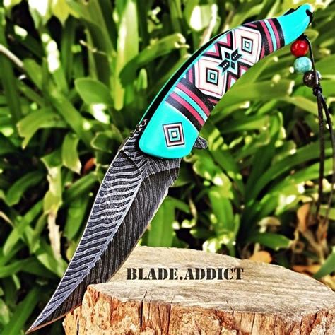 85 Native American Indian Spring Assisted Open Pocket Knife Feather