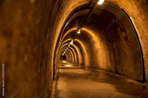 Historic Underground Tunnel Under Zagreb Historic Town Capital Of