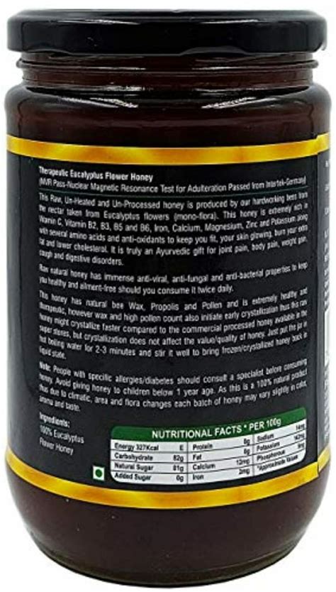 Farm Naturelle Forest Honey Eucalyptus Natural Anti Inflammatory 850 G