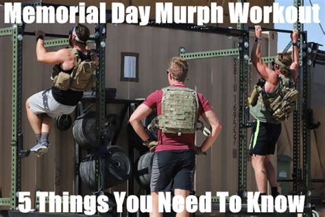 Memorial Day Murph Workout Things To Know